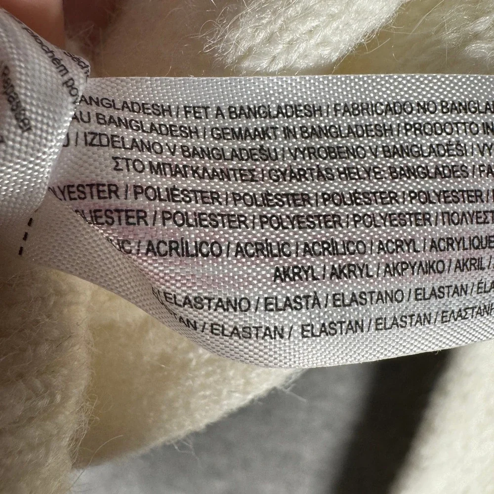 French Les Alpes Skiing Graphic Knit Sweater Women's Small‎ By Primark Cares